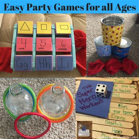 simple indoor party games   ages lessons  learning  littles