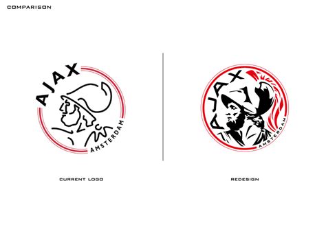 ajax amsterdam logo concept  behance