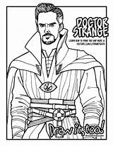 Strange Dr Coloring Pages Kids Doctor Draw Colouring Avengers Marvel Sorcerer Supreme Too Sheets Template Drawittoo Dibujos Sketch Superhero Print sketch template