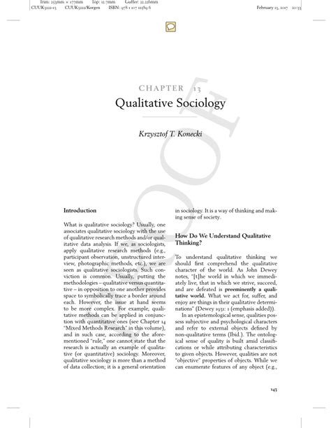 qualitative sociology