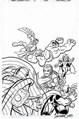 Coloring Pages Marvel Squad Superhero Hero Super Az Comic Chibi Comments Popular Coloringhome Sheets Kids Template Captain America sketch template