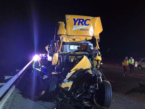semi truck driver  injured    crash west  tucson
