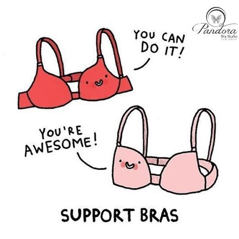 we will always support you the pandora way👙 bra humor support bras