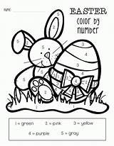 Easter Color Numbers Coloring Number Printable Pages Kids Preschool Kindergarten Activities Colors Worksheets Sheets Bestcoloringpagesforkids Printables Colouring Egg Happy Spring sketch template