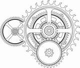 Steampunk Gear Tattoo Gears Drawing Cogs Clock Heart Line Mechanical Stencil Brade Drawings Stencils Deviantart Biomechanical Wip Google Getriebe Eye sketch template