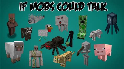 mobs  talk minecraft youtube