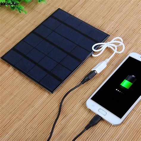 kebidu dual usb   portable solar charger outdoor solar panel charger  mobile phone
