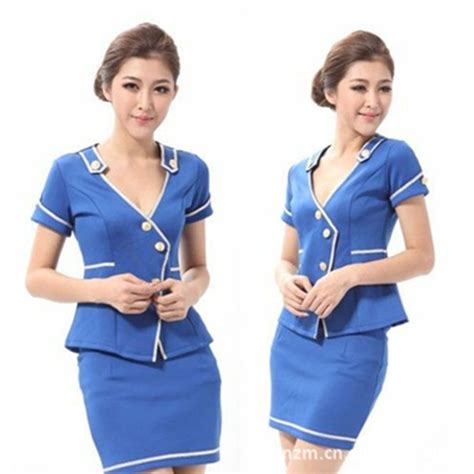 2018 hotel stewardess summer dress sexy beautician uniforms ktv