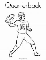 Quarterback Throws Built Cursive Twistynoodle Noodle sketch template