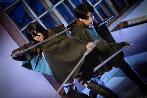 Mikasa And Rivaille Shingeki No Kyojin By Garnettilalexandros On