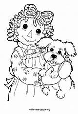 Coloring Ann Raggedy Pages Doll Andy Rag Adult Embroidery Costume Animal Farm Whimsy Stamps Doodle Sheets Book Patterns Colouring Getdrawings sketch template