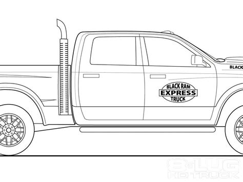 dodge ram coloring page coloring home