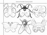 Insects Ladybug Grasshopper Bumblebee Puppets Mosquito Zibbet sketch template