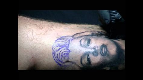 Marilyn Monroe Tattoo Portrait Youtube