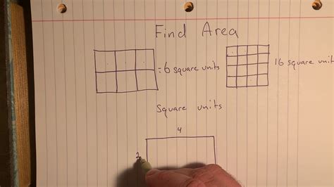 finding area youtube