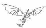 Krokmou Dragon Coloriage sketch template