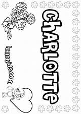 Charlotte Coloring Pages Color Girls Sheets Hellokids Names Print Online sketch template