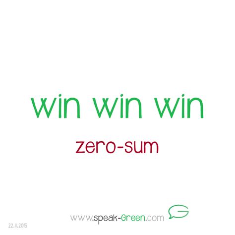 win win win speakgreen