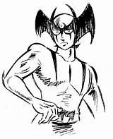 Devilman Akira Fudo sketch template