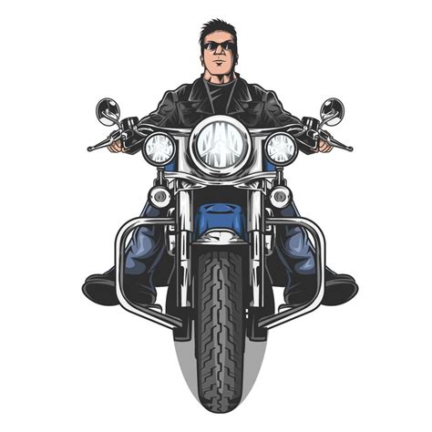 motorcycle rider vector  vector art  vecteezy