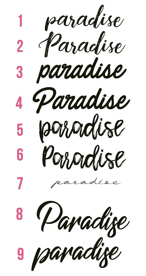 fonts typing lettering tattoo paradise letras  tatuajes fuentes