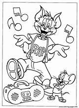 Jerry Tom Coloring Pages Rap B235 Loves Printable Print Color sketch template