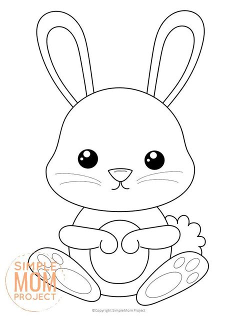 bunny coloring pages printable demionnponce