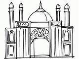 Ramadan Ausmalbilder Mosque Moschee Studies Masjid Ausdrucken Malvorlagen Acraftyarab Bayt Ahlul sketch template