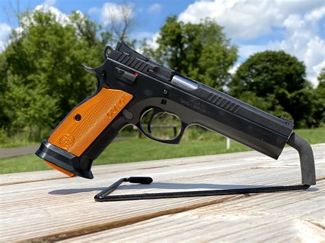 cz  tactical sport orange tso single semi automatic pistol  barrel mm   duke