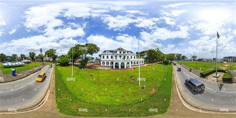 view  presidential palace paramaribo suriname alamy