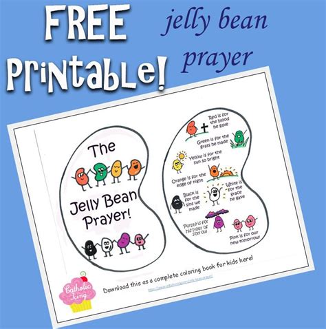 printable jelly bean prayer printable printable word searches
