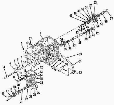 transmission kubota parts diagram