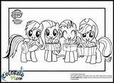 Pony Coloring Little Pages Twilight Rainbow Dash Sparkle Friends Fluttershy Kids Apple Together Jack Friendship Printable Book Sheets Pie Pinkie sketch template