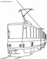 Pages Zug Ausmalbilder Tram Passenger Polar Ausmalbild Trains sketch template