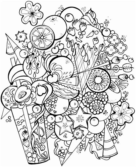 food mandala coloring pages   gambrco