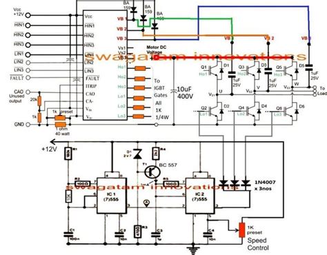 phase variable frequency drive circuit diagram