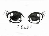 Drawings Eyes Cute Easy Eye Drawing Deviantart Sketch Coloring Anime Cartoon Sketches Kids Sketchite Info Girl sketch template