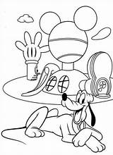 Pluto Disney Coloring Popular sketch template