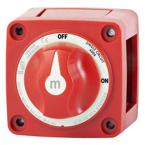 blue sea mini switch de bateria offon  bat  posiciones  amp harbor marine