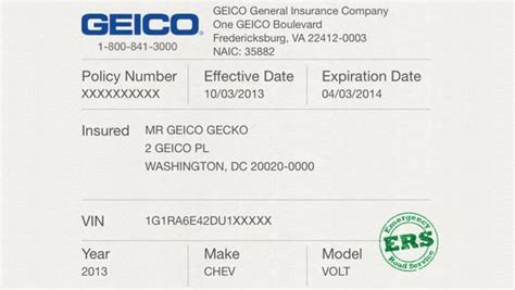 car insurance cards printable car insurance cards templates geico car