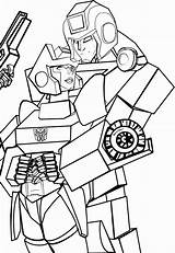 Transformers Coloring Pages Ironhide Starscream Chromia Ridel Lines 2007 Getcolorings Colorin Kids Deviantart Color Popular sketch template