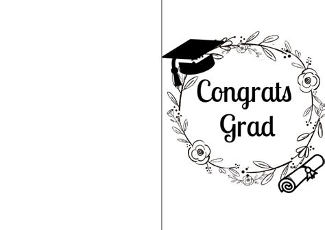 graduation card template postermywall