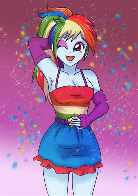 rainbow dash pretty by sumin6301 in 2020 cartoon girl