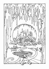 Grotte Malvorlage Zum sketch template
