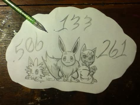 the cute bunch eevee lillipup and poochyena by pokemon female gary on deviantart
