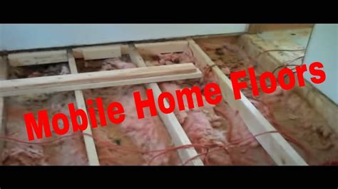 mobile home floors mobile home  floor repair youtube