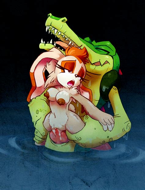 rule 34 anthro breasts closed eyes crocodile cum female lagomorph