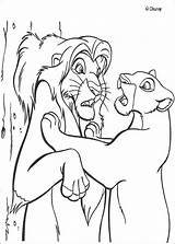 Simba Nala Coloring Lion Pages Finds King Color Hellokids Print Disney sketch template