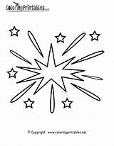 Coloring Pages Fireworks Printable Year Firework Holiday Years Simple Drawing Easy Printables Print Coloringprintables Outline Template Stencils Holidays Make Stencil sketch template