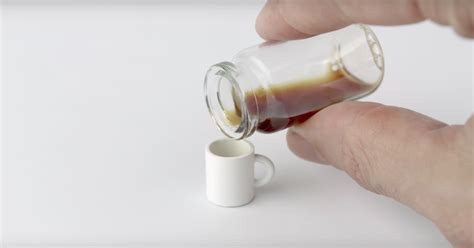 start the week gently with the world s smallest cup of coffee the verge